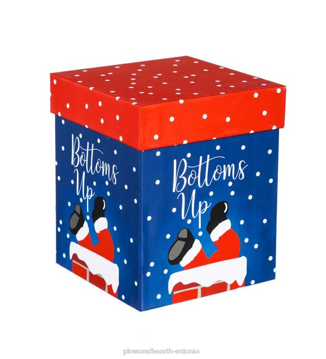 hooajalised ja kingitused 820L2990 põhjad üles 17 untsi. varreta veiniklaas kinkekarbiga Plow & Hearth