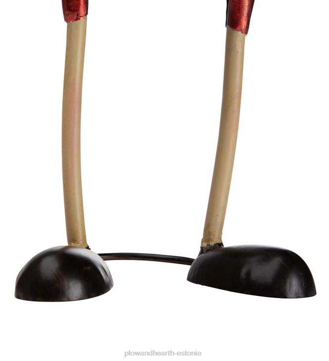 hooajalised ja kingitused 820L3194 metallist päkapikk kollase mütsiga jõuluaia kuju Plow & Hearth