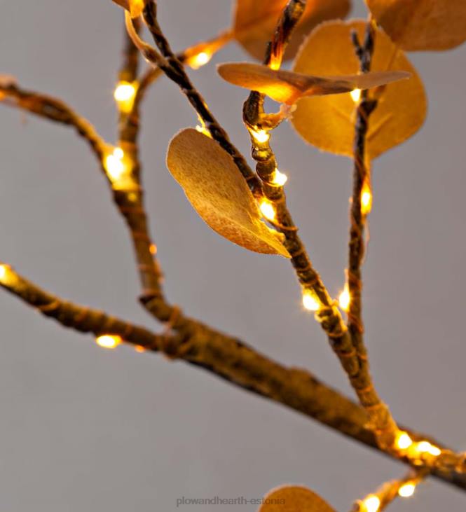 hooajalised ja kingitused 820L3215 sise/väli elektrivalgustusega roosa hõbedane dollaripuu, 7'h 270 tulega - roosa Plow & Hearth