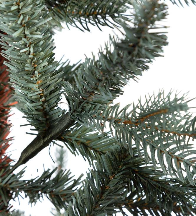 hooajalised ja kingitused 820L3231 sädelev udune männipuu jõulupuu, 6'h Plow & Hearth