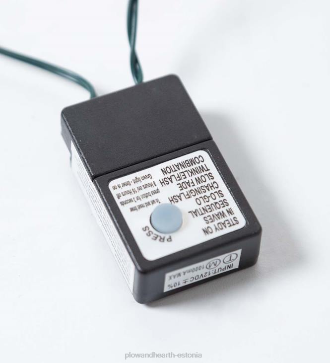 hooajalised ja kingitused 820L3232 6' monte rosa flokeeritud alpi kuuse jõulupuu 150 sooja valge LED-iga Plow & Hearth