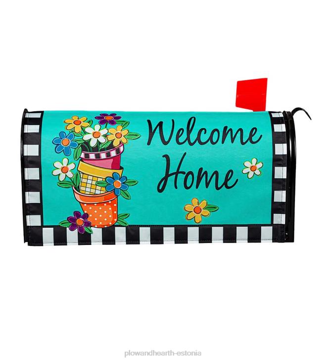 hooajalised ja kingitused 820L3113 virnastatud kevadlillepotid postkasti kate Plow & Hearth