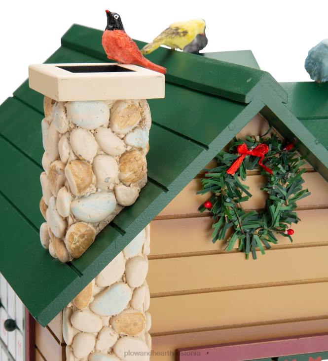 hooajalised ja kingitused 820L2164 jõulude advendimaja metsaloomade ja jõuluvanaga Plow & Hearth