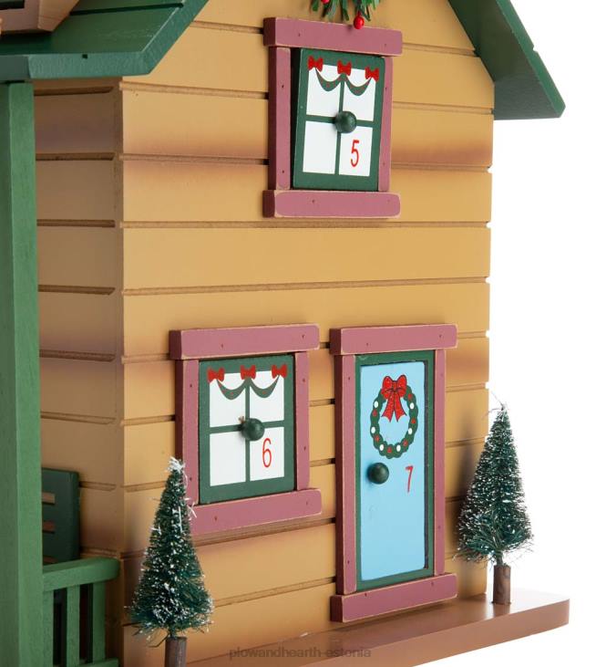 hooajalised ja kingitused 820L2164 jõulude advendimaja metsaloomade ja jõuluvanaga Plow & Hearth