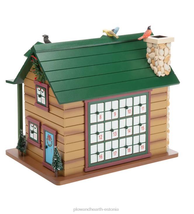 hooajalised ja kingitused 820L2164 jõulude advendimaja metsaloomade ja jõuluvanaga Plow & Hearth