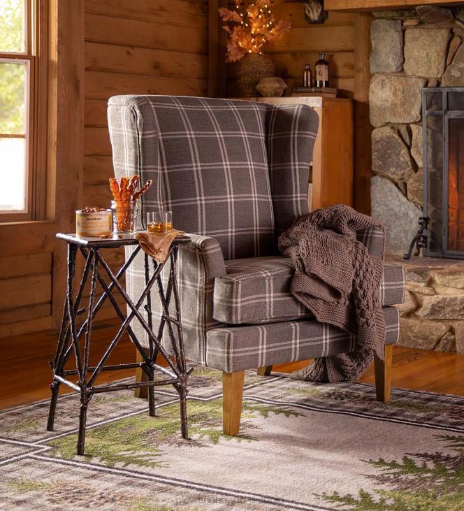 hooajalised ja kingitused 820L2169 kerge kootud hubane akrüülvisk - sinine Plow & Hearth