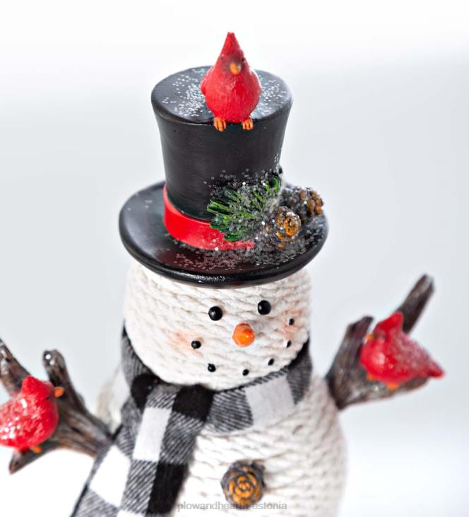 hooajalised ja kingitused 820L2174 lumememm perepuhkuse aktsent, komplektis 3 Plow & Hearth