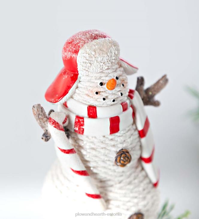 hooajalised ja kingitused 820L2174 lumememm perepuhkuse aktsent, komplektis 3 Plow & Hearth