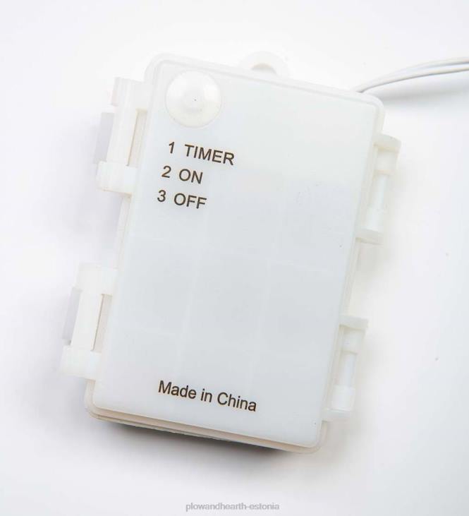 hooajalised ja kingitused 820L2180 valgustatud kaseoksa lumehelbe rippuv aktsent - pruun Plow & Hearth