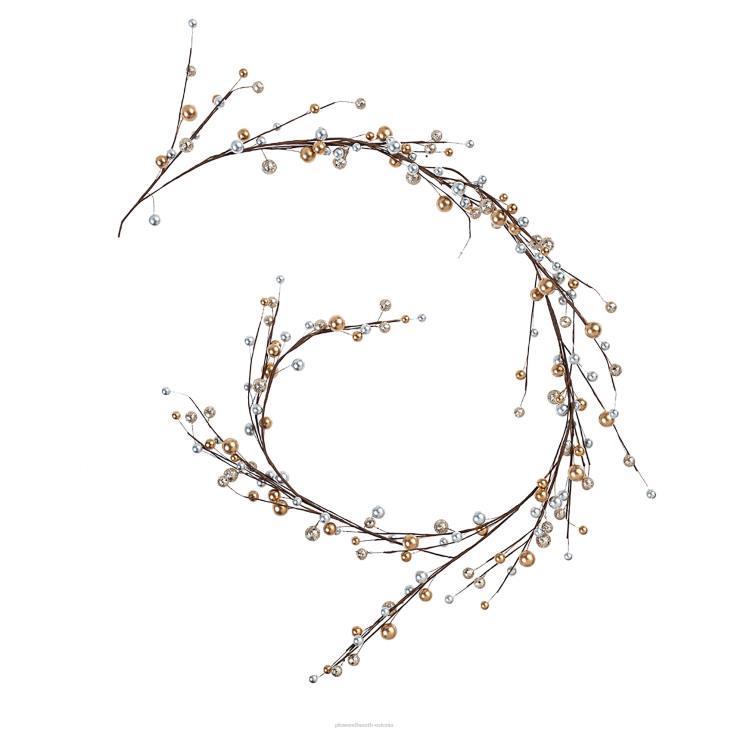 hooajalised ja kingitused 820L2194 sära ja kuldne jõuluvannik Plow & Hearth