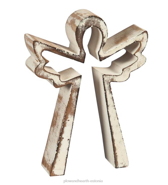 hooajalised ja kingitused 820L2230 pesastatud puidust pühadefiguurid, komplektis 3 Plow & Hearth