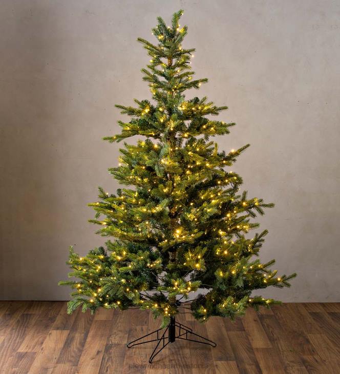 hooajalised ja kingitused 820L2240 grandis kuuse jõulupuud 8-funktsionaalsete sooja valgete ledidega Plow & Hearth