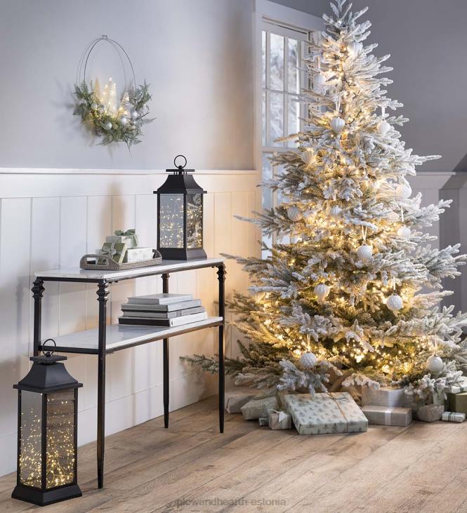 hooajalised ja kingitused 820L2243 ülisuured klaasist kuuseehted, komplektis 12 tk - punane/roheline/kuldne Plow & Hearth