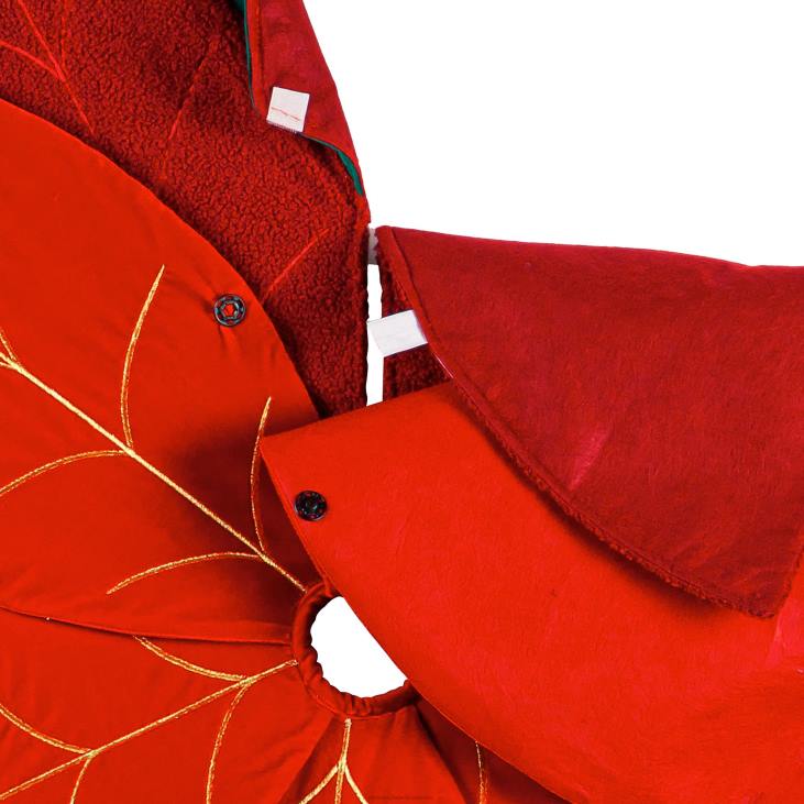 hooajalised ja kingitused 820L2252 tikitud jõulutäht jõulupuu seelik Plow & Hearth