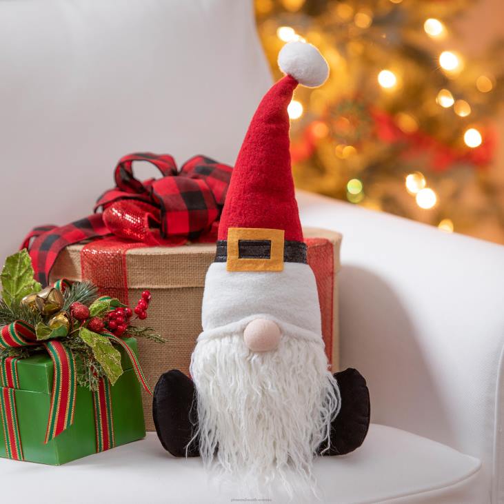 hooajalised ja kingitused 820L2261 jõuluvana päkapiku lauakaunistus Plow & Hearth