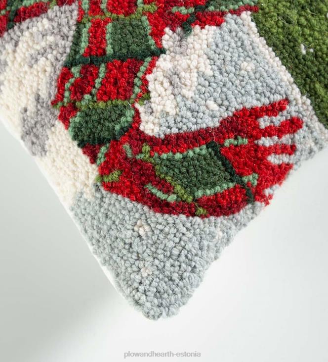 hooajalised ja kingitused 820L2264 puhkus westie salliga käsitsi konksuga villane viskepadi Plow & Hearth