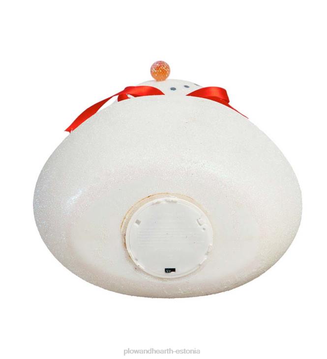 hooajalised ja kingitused 820L2273 valgustatud lauaplaadi lumememm Plow & Hearth