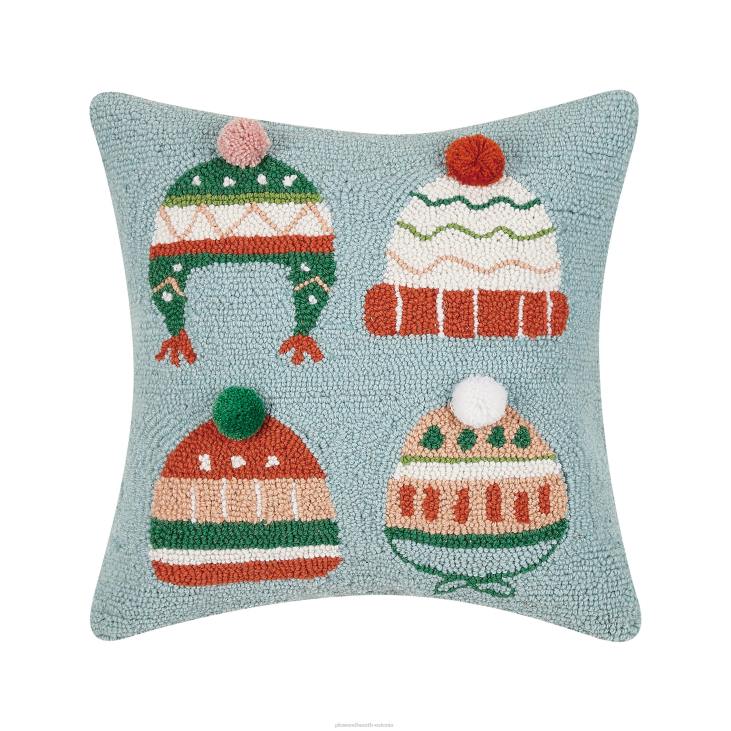 hooajalised ja kingitused 820L2285 3d talvemütsid käsitsi konksuga villane padi - talvemütsid Plow & Hearth