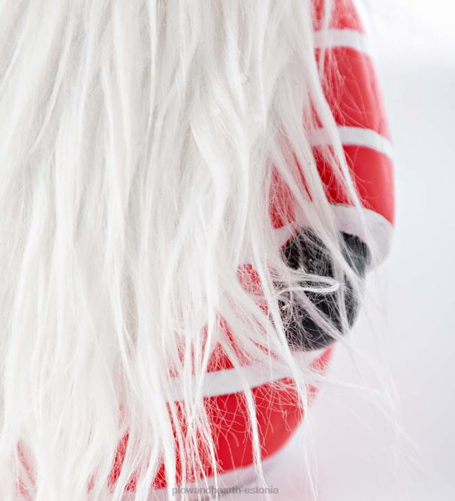 hooajalised ja kingitused 820L2286 valgustatud kristalliseerunud ja värvimuutva habemega jõuluvana päkapikk - must Plow & Hearth