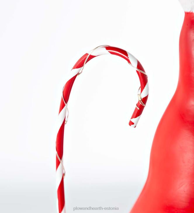 hooajalised ja kingitused 820L2286 valgustatud kristalliseerunud ja värvimuutva habemega jõuluvana päkapikk - must Plow & Hearth