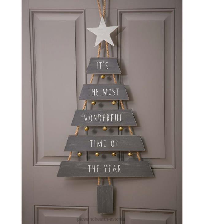 hooajalised ja kingitused 820L2306 jõulupuu seinakaunistus, komplekt 2 Plow & Hearth