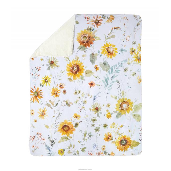 hooajalised ja kingitused 820L2309 päevalilled igavesti šerpa fliis viskama Plow & Hearth