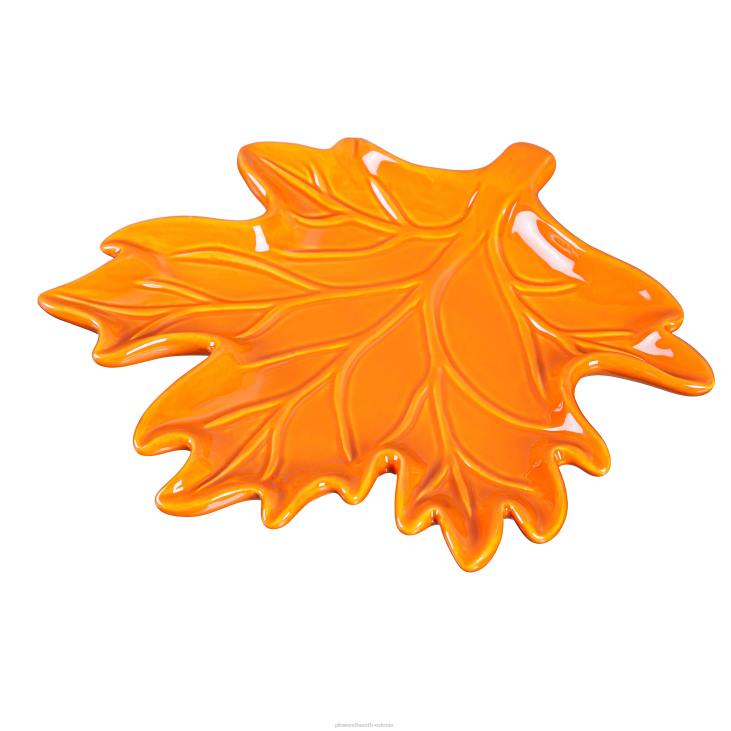 hooajalised ja kingitused 820L3119 keraamilised sügislehetaldrikud, komplektis 6 Plow & Hearth