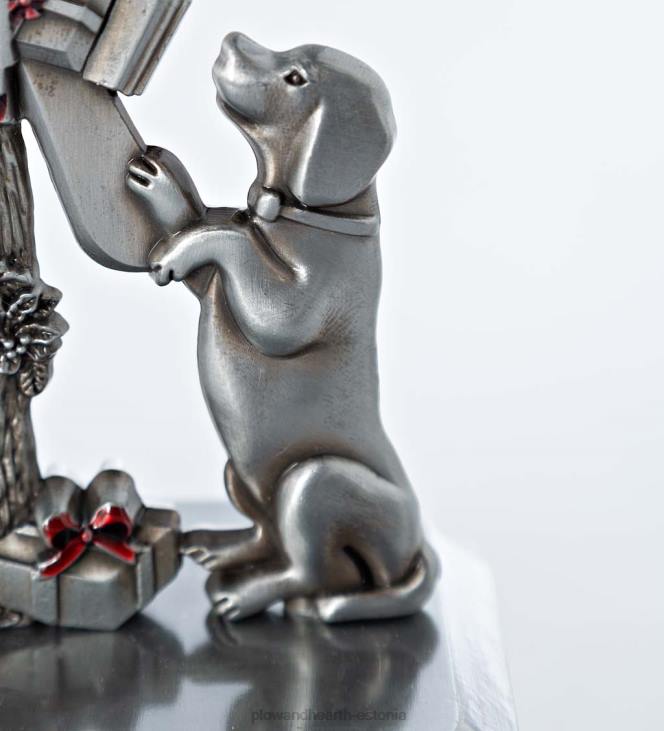 hooajalised ja kingitused 820L2137 koer postkasti juures jõulusukkade riidepuu Plow & Hearth