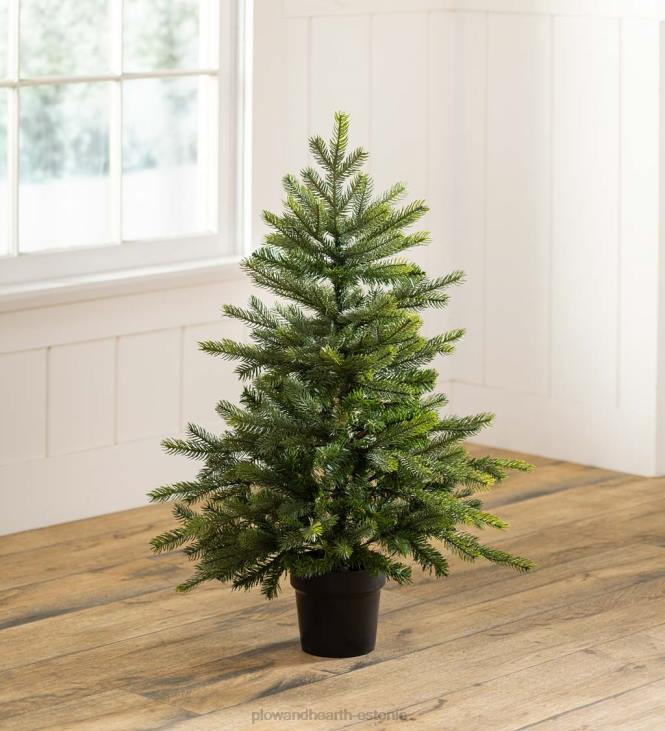 hooajalised ja kingitused 820L2140 grandis kuuse potijõulupuu Plow & Hearth