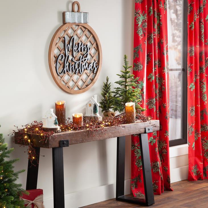 hooajalised ja kingitused 820L2142 metsamaa leegita led-küünlad taimeriga, komplektis 3 Plow & Hearth