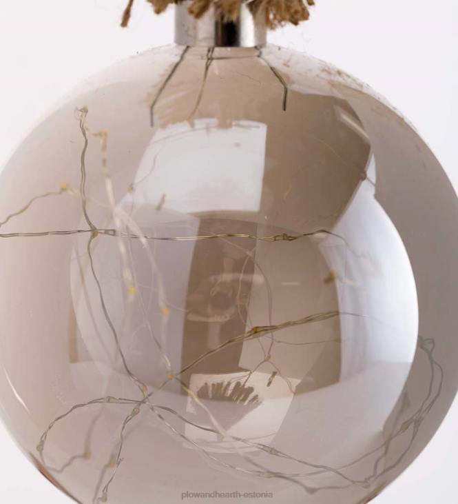 hooajalised ja kingitused 820L2146 siseruumides valgustatud kaunistused riputusnööri ja integreeritud taimeriga Plow & Hearth