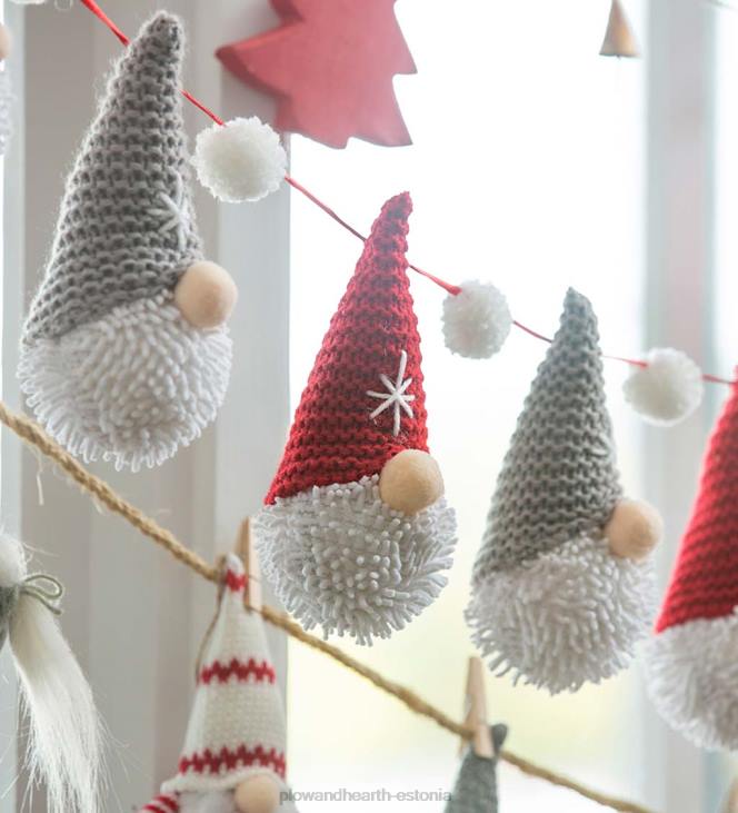 hooajalised ja kingitused 820L2153 plüüsist päkapiku rippuv vanik Plow & Hearth