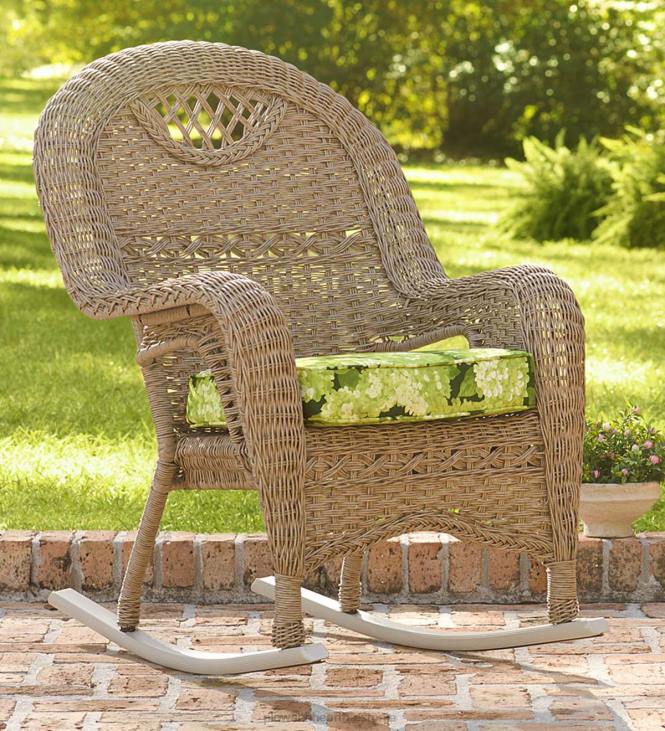 hooajalised ja kingitused 820L2161 prospect hill punutud komplekt kahest kiiktoolist ja otsalauast - triivpuust Plow & Hearth