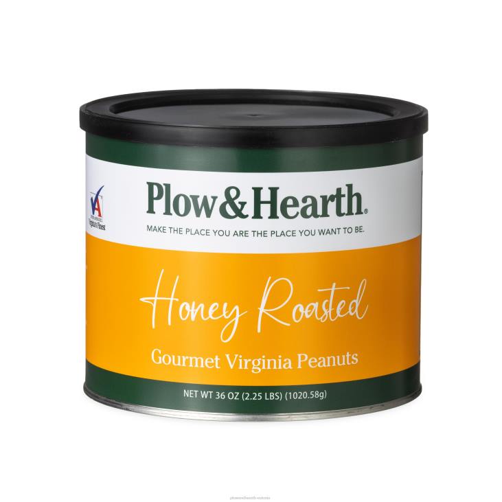 hooajalised ja kingitused 820L2982 maitsestatud eriti suured virginia maapähklid – meega röstitud Plow & Hearth