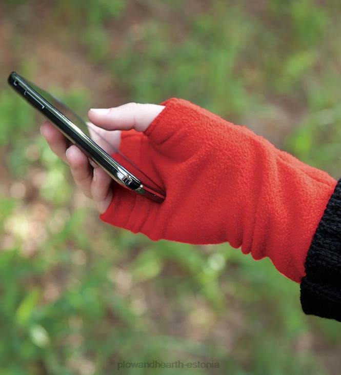 hooajalised ja kingitused 820L3007 fliisist sõrmedeta kindad meestele ja naistele Plow & Hearth