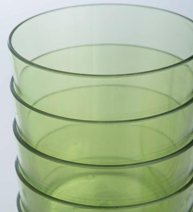 hooajalised ja kingitused 820L3147 samblaroheline akrüül lühike 15 untsi. klaasid, komplektis 6 Plow & Hearth