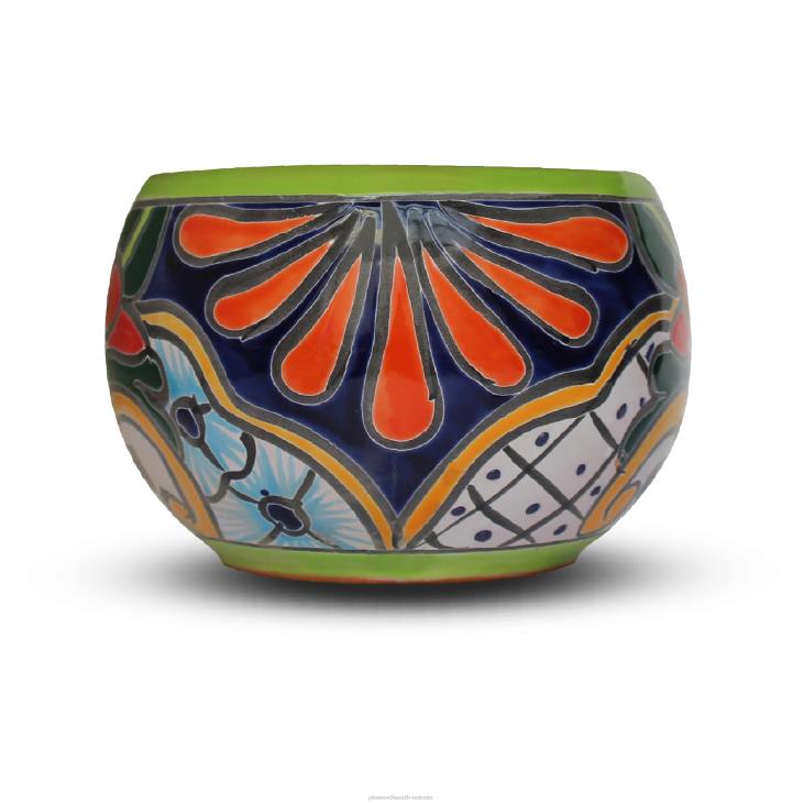 hooajalised ja kingitused 820L3229 roheline talavera baul istutusmasin, keskmine Plow & Hearth