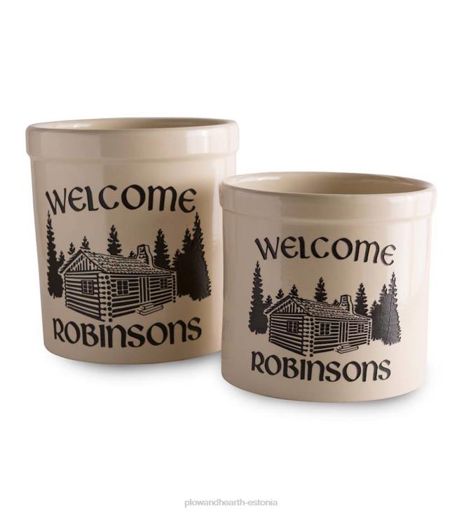 hooajalised ja kingitused 820L3073 isikupärastatud salongi kivikeraamika Plow & Hearth