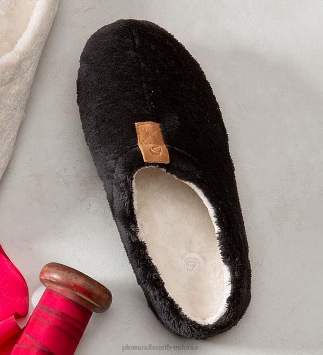 hooajalised ja kingitused 820L3020 acorn spencer spa kapuutsiga naiste sussid - mustad - s (5-6) Plow & Hearth