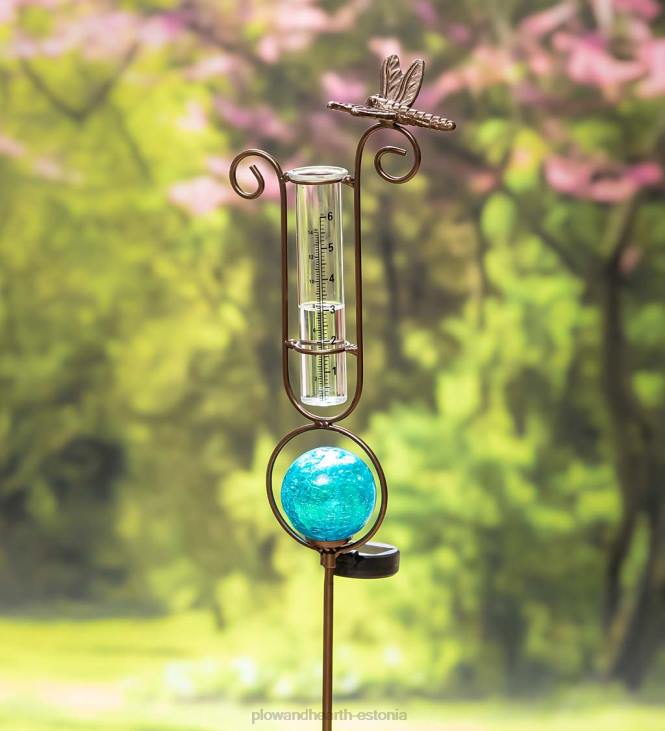 hoov & aed 820L281 päikesekiili vihmamõõtja aiavaias - sinine Plow & Hearth