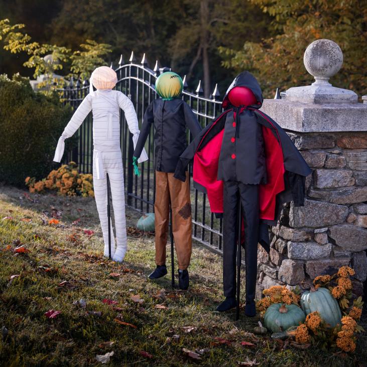 hoov & aed 820L287 valgustatud koletispanused, komplektis 3 Plow & Hearth