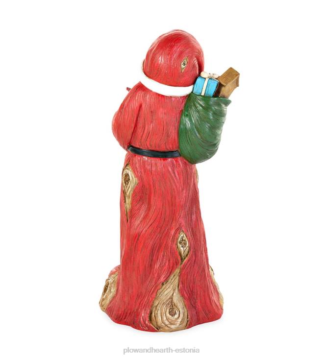 hoov & aed 820L106 iga ilmaga jõuluvana lindude toitja kuju Plow & Hearth