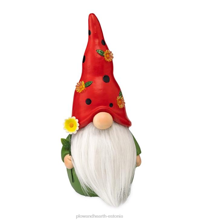 hoov & aed 820L190 sise-/väljas lepatriinu päkapiku kuju Plow & Hearth