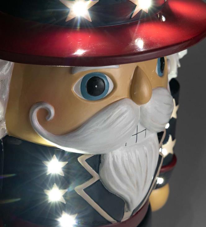 hoov & aed 820L264 sise-/välivalgustusega onu sam shorty kuju Plow & Hearth