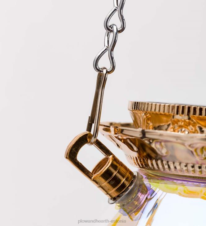 hoov & aed 820L418 päikeseenergial rippuvad sillerdavad klaasist tuled Plow & Hearth