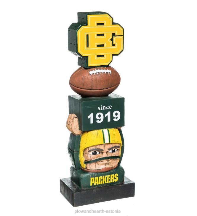 hoov & aed 820L421 vintage jalgpalliaia kuju - rohelise lahe pakkijad Plow & Hearth