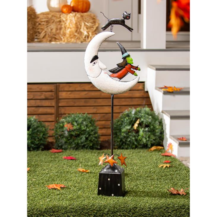 hoov & aed 820L426 metallist juturaamat kuu halloweeni kuju Plow & Hearth