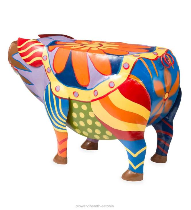 hoov & aed 820L173 värviline rahvakunsti sea abilaud Plow & Hearth