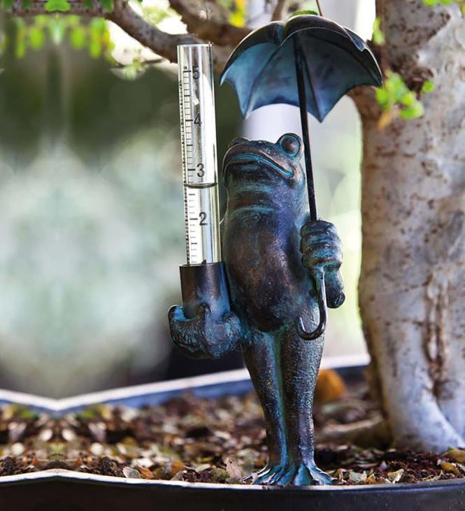 hoov & aed 820L193 konn dekoratiivne vihmamõõtur Plow & Hearth