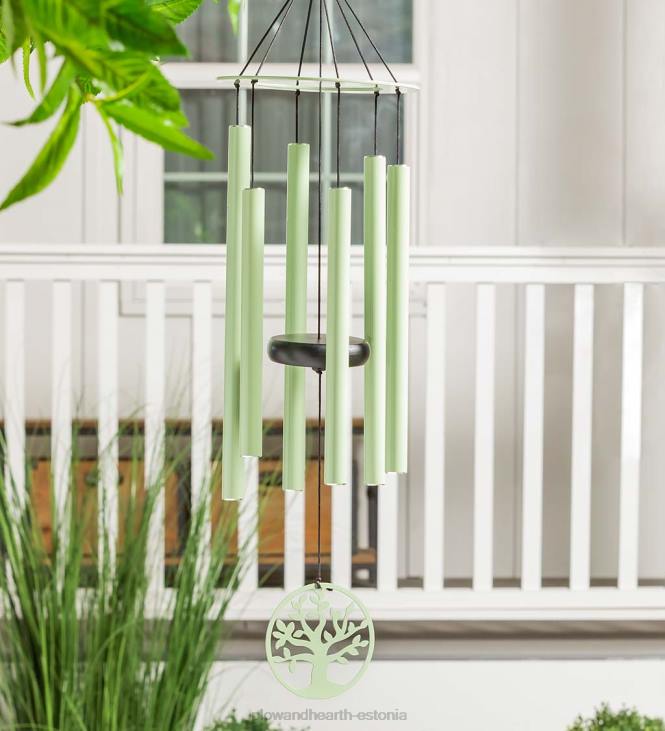 hoov & aed 820L212 käsitsi häälestatud elupuu tuulekell Plow & Hearth